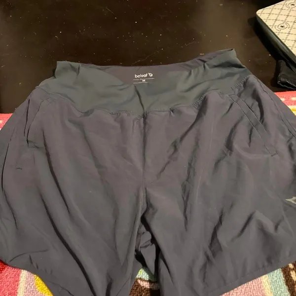 Sz M Baleaf Grey 7" Inseam Built-In Liner Grey Running Short - Image 5