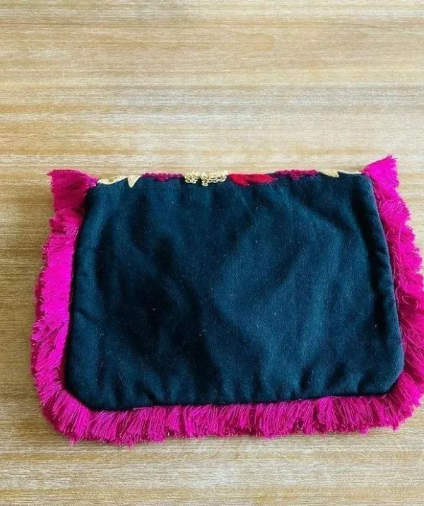 Anthropologie Ibban Bright Tropics Embellished Bag - Image 9