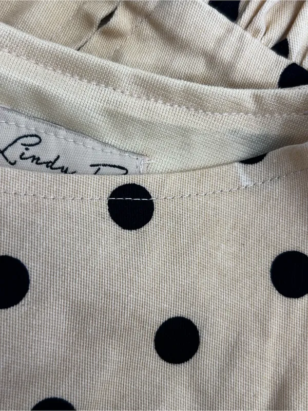 Lindy Boo Polka Dot Sleeveless A-line Retro Vintage Inspired Dress Size Medium - Image 5