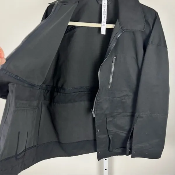 Lululemon Glyde 2-in-1 Adaptable Jacket Black Convertible Utility Size M W3HIVS - Image 10