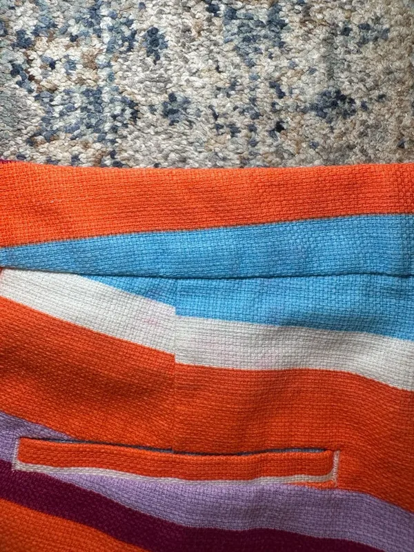 J.Crew Multicolor Striped Shorts Size 6 Colorful Casual Summer - Image 5