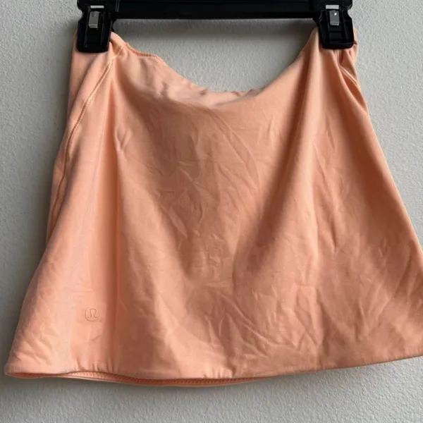 Lululemon Wundermost Nulu Tube Top Women’s Peach Bellini Orange Size XS / Small - Image 3