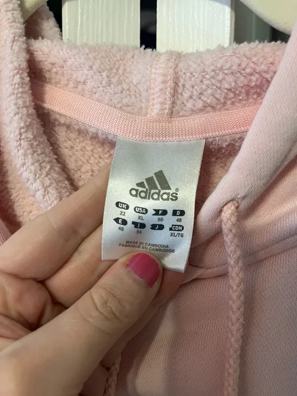 Adidas Women’s Hoodie Pink - Image 3