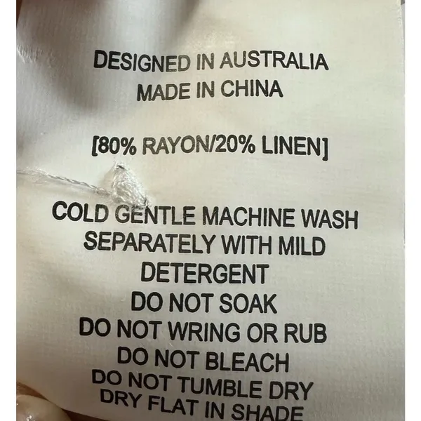 LABEL OF LOVE Women's Size L White Euro Summer Portofino Linen Playsuit Romper - Image 15