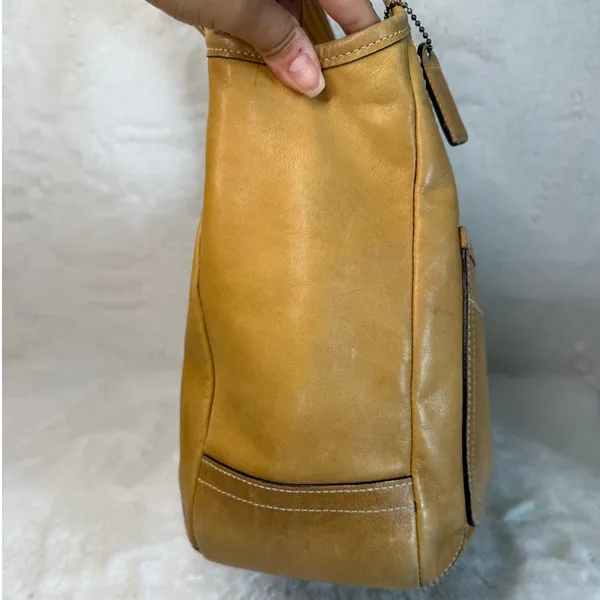 y2k Coach Legacy Tan Ergo Hobo Shoulder Bag - Image 4