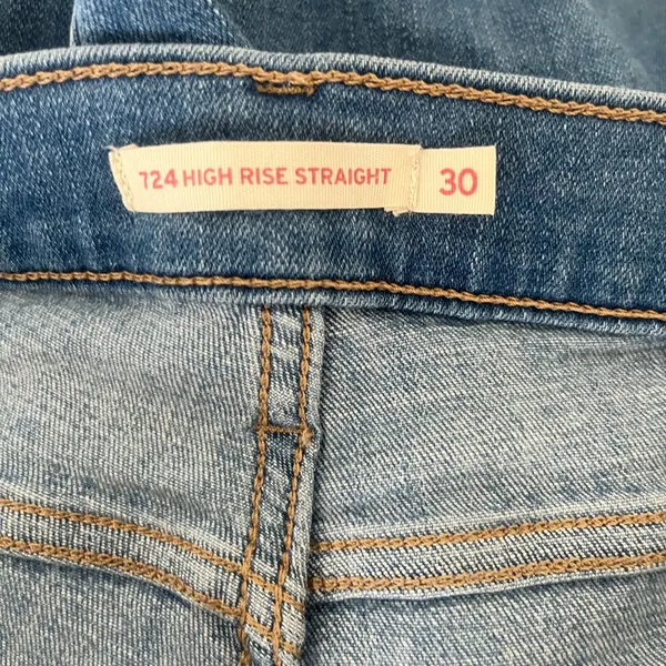 Levi’s 724 High Rise‎ Straight Leg Jeans Size 10/30 - Image 3