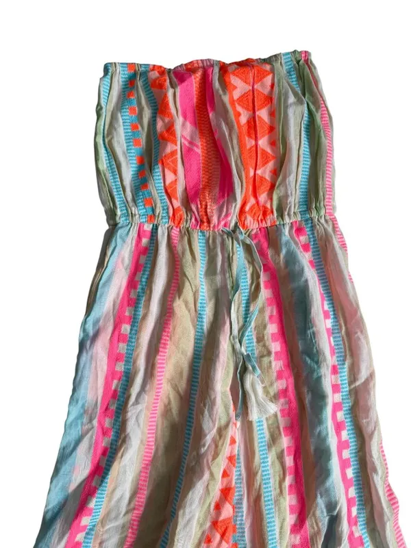 ELAN Strapless Multicolor Jumpsuit Size Large NEW NWT - Image 4