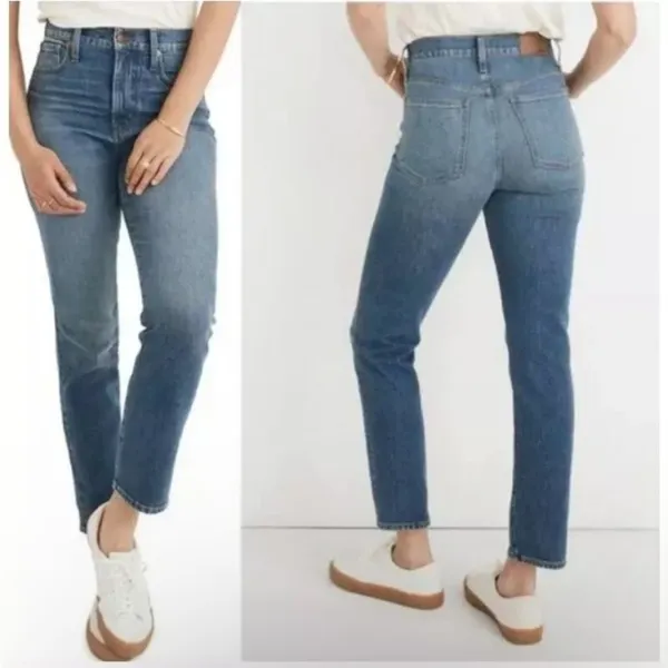 Madewell The Perfect Vintage Jeans in Barnwell Wash‎ Sz 33 Style M6298 Mom 90s - Image 2