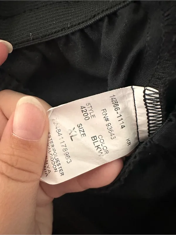 Xl black uniform pants - Image 2