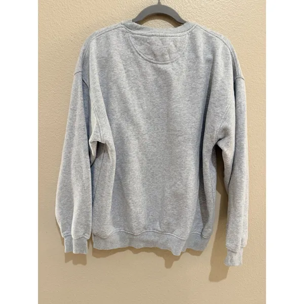Cotton On Gray Crewneck Fleece Sweatshirt 1982 SOHO Graphic Logo Size M - Image 4