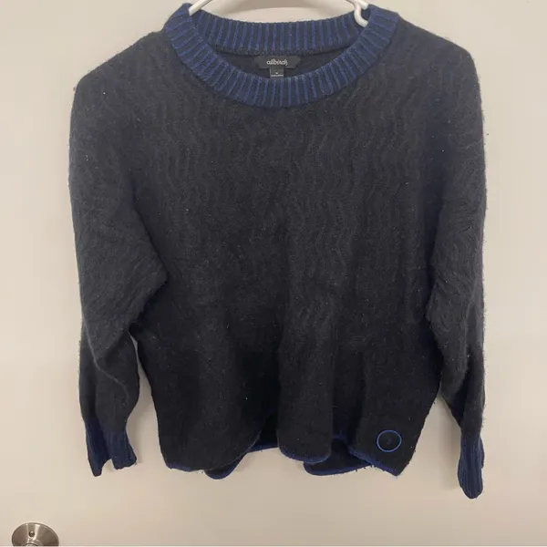 Allbirds Merino Wool The Jumper Natural Black Sweater - Image 2