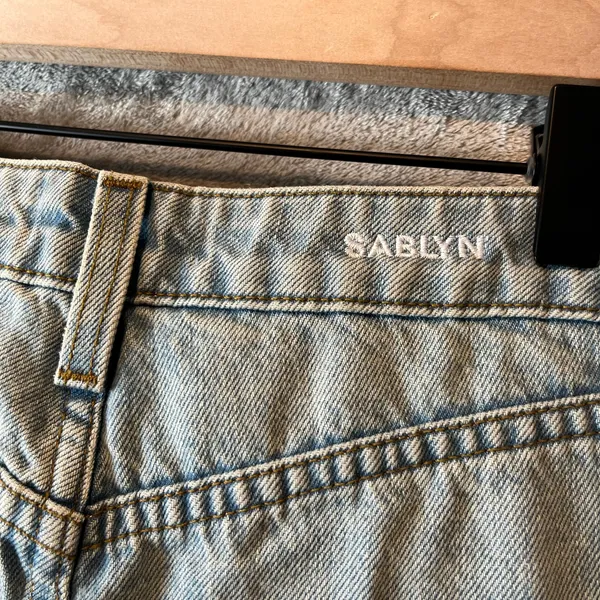 SABLYN Relaxed Straight‎ Leg Jeans Light Wash Size 25 X 32” - Image 8