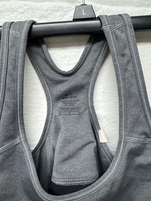 Nike Gray Sports Bra - Image 3