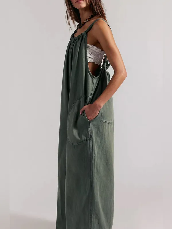 NWT Free People We The Free Freebird Jumpsuit - Four Leaf Clover Green - XS - Image 6