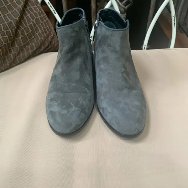 Sam Edelman‎ Petty Suede Ankle Boot Gray Size 7.5 - Image 3