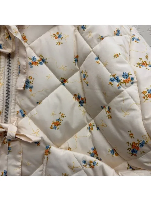 No Boundaries Quilted Bow Jacket Size Large - Image 7