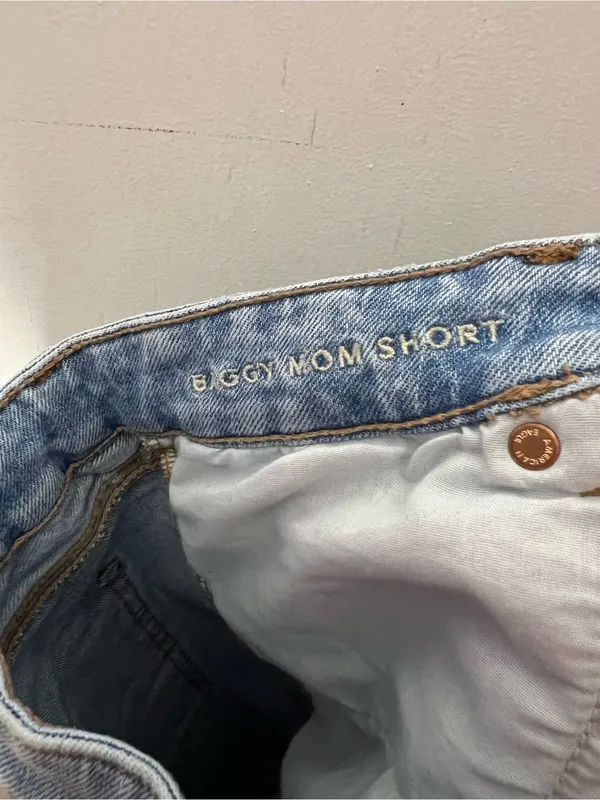American Eagle Outfitters Light Blue baggy mom short size 12 - Image 11