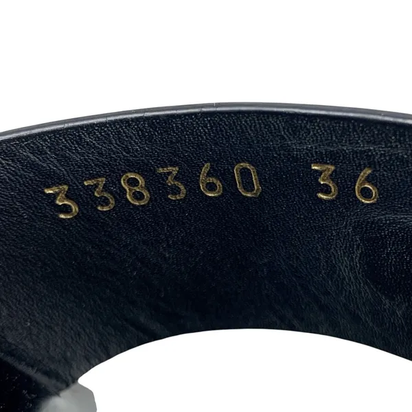 Gucci Horsebit Black Leather Thong Flat Sandals EU 36 Made in Italy - Image 6