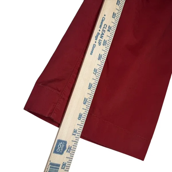 Massimo Dutti Trouser‎ Pant 2 Rust Red Business Casual Chino Bottoms 31" Inseam - Image 7