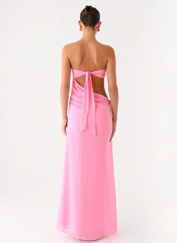 Peppermayo Pink Maxi Dress Cut-Out - Image 2