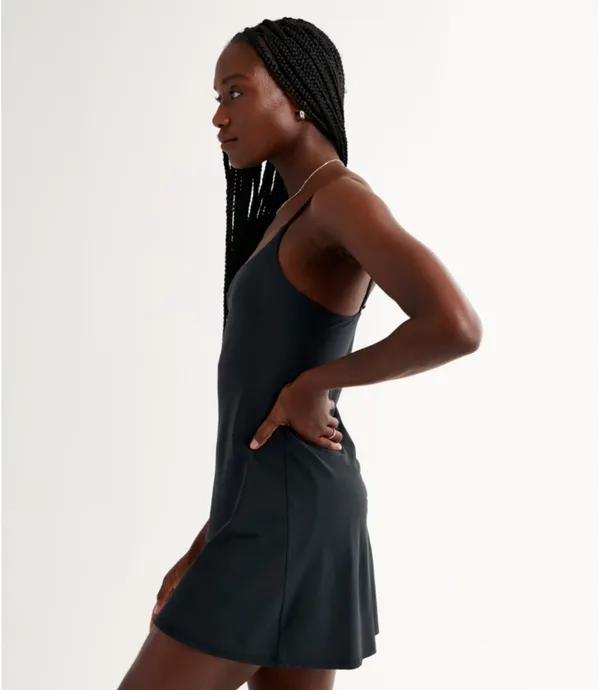 Abercrombie Traveler Mini Dress Black XS - Image 2