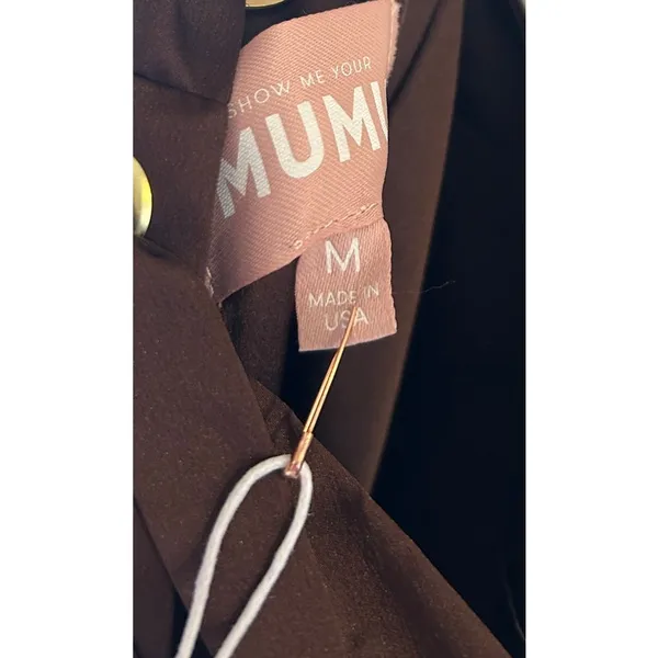 Show Me Your Mumu Lady Corset Dress in Chocolate Luxe Satin M NWT - Image 5