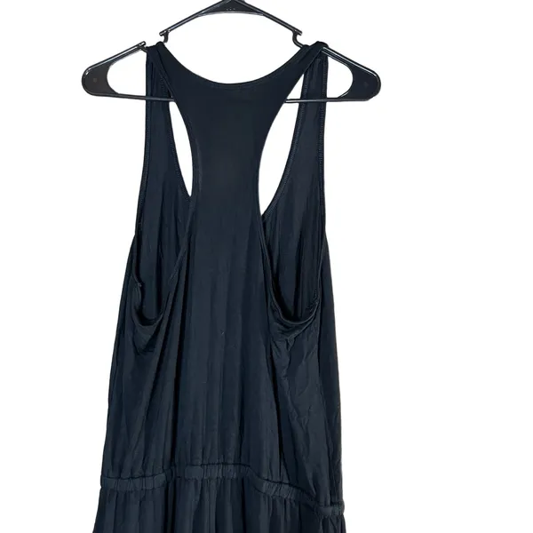 Aerie Jumpsuit Womens Size M Black Sleeveless Racerback Drawstring Waist Casual‎ - Image 7