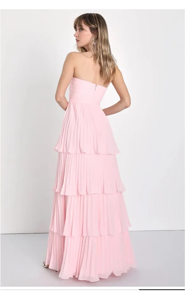 Lulus Ruffled Dress Maxi - Image 2