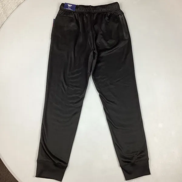 Reebok Men’s Black Jogger Sweatpants Fleece Lined Medium Slim Fit NEW! - Image 2