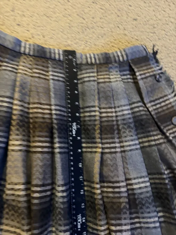 Superdry Highland Queen 100% Virgin Wool Skirt Size 14 - Image 5