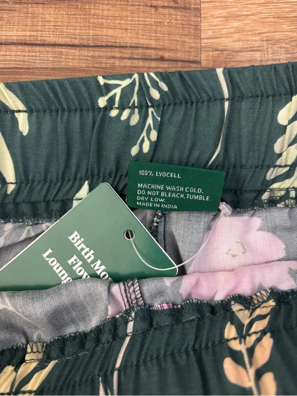 Uncommon Goods Birth Month Flower Floral Lounge Pants October NEW - Image 4