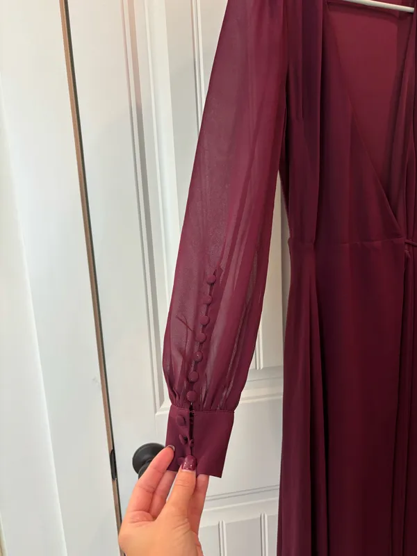 Lulus Long Sleeve Dress Maxi - Image 4