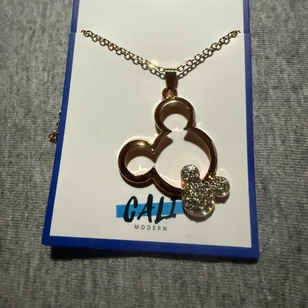 Gail Gold and Silver Pendant Necklace - Image 3