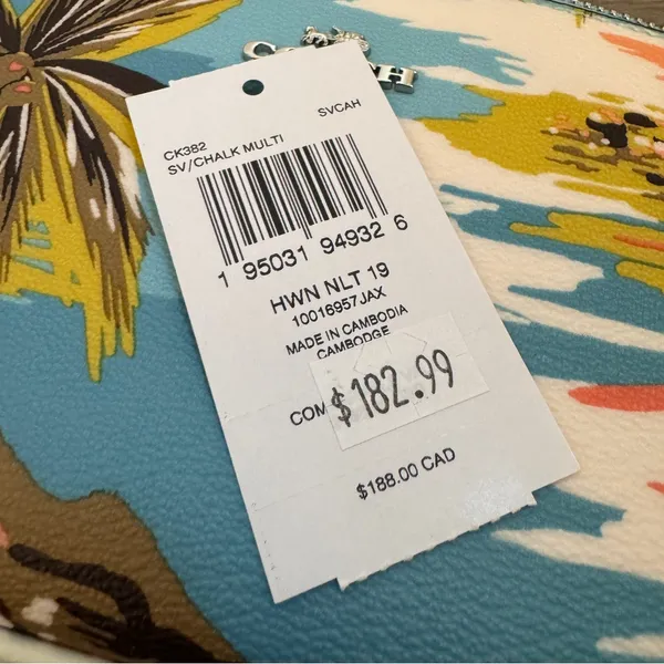 coach Nolita 19 With Hawaiian Print ck382 - Image 7
