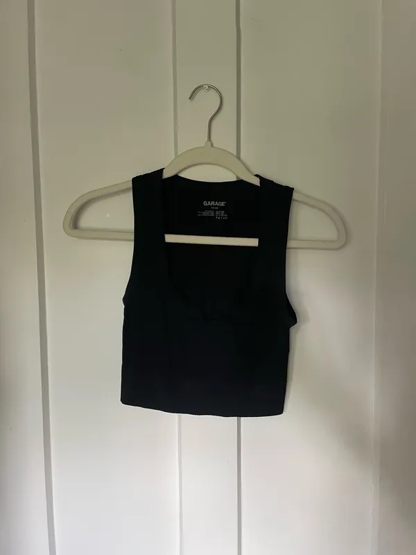 Garage Scoop Neck Ribbed Tank Top - Image 2