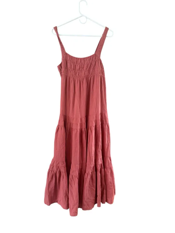 Women's J.Crew Red Maxi Dress Size M Size M - Image 8