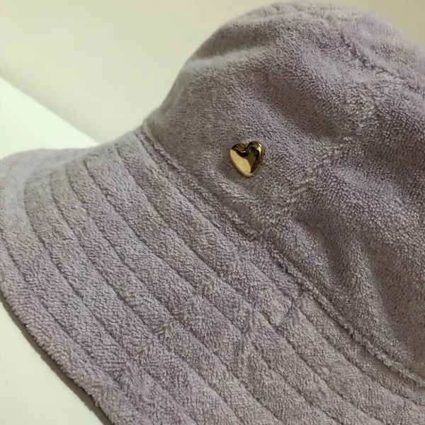 Stoney Clover Lane x Target Terry Cloth Embossed Hearts Bucket Hat - Image 2