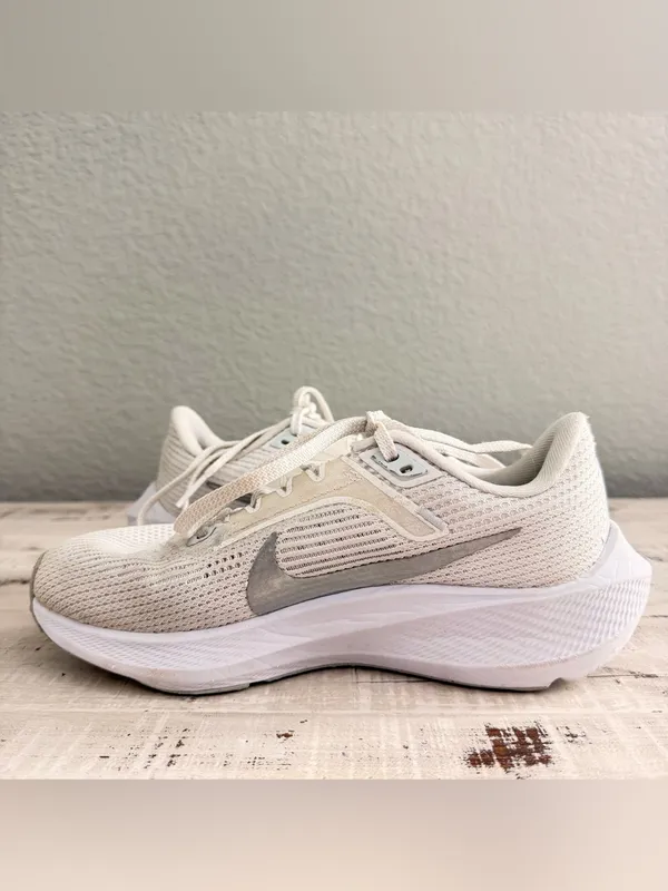 Nike Downshifter 13 Women’s Running Shoes White Gray Sneakers Size 5 DV3854-101 - Image 8