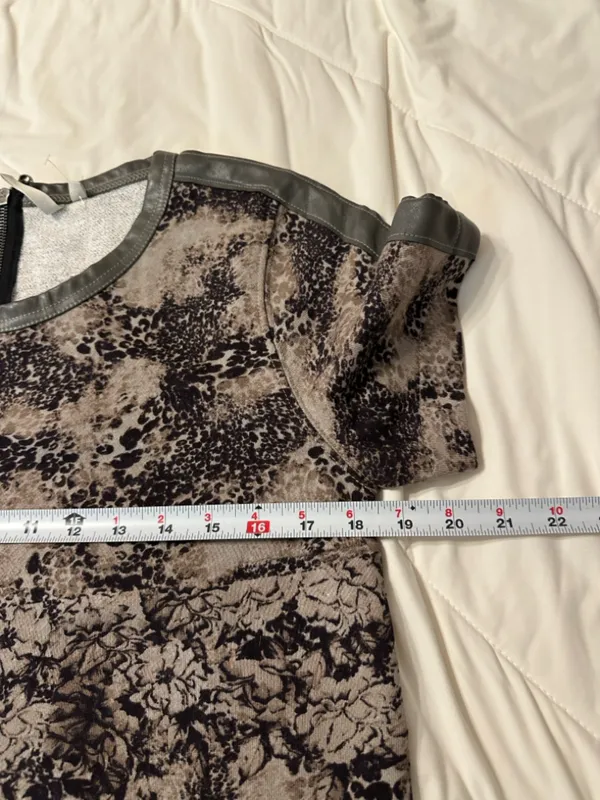 Grey State Cotton Lynx Fluer Printed T-Shirt Dress - NWT - Size 3 (US L) - Image 12