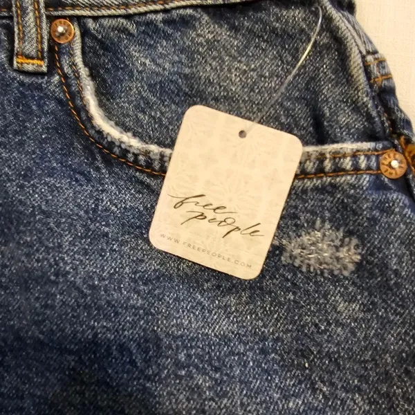 Free People Denim Short - Image 8