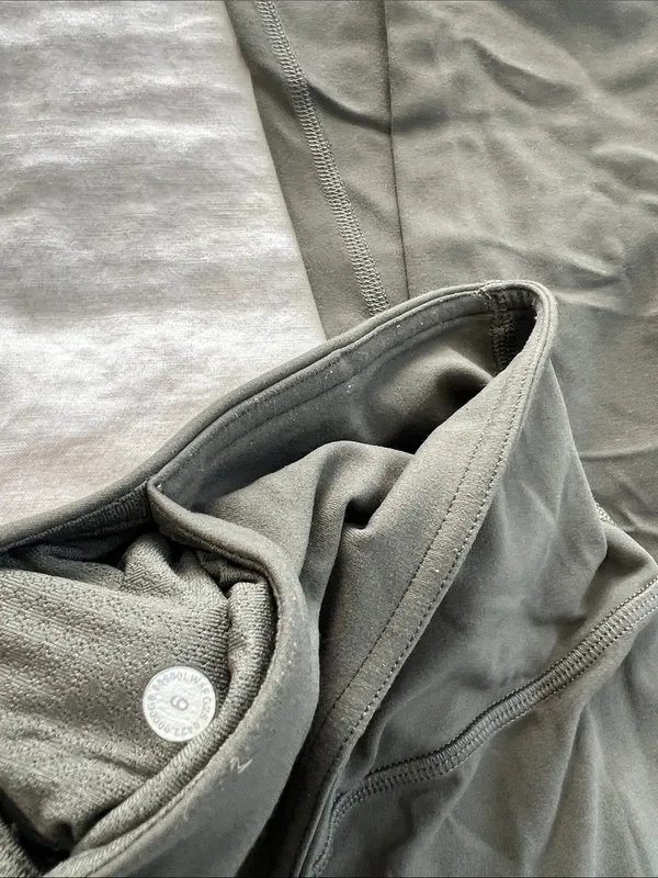 Lululemon Groove Super-High-Rise Flared Pant Nulu *Regular Army Green - 6 - Image 5