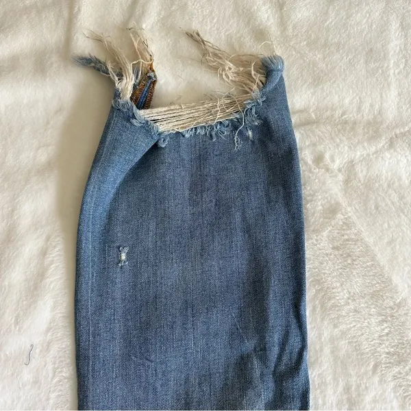 Zara Light Wash High Rise Flare Jeans Women's Size 4 - Image 4