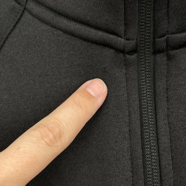 The North‎ Face Women's Black Fleece Jacket L Full Zip Long Sleeve Gorpcore - Image 10