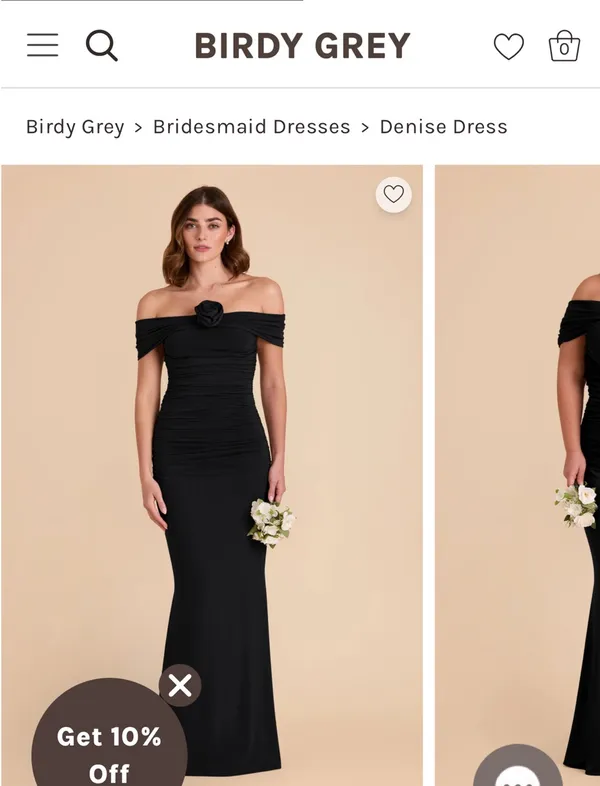 Birdy Grey black bridesmaid dress - Image 5