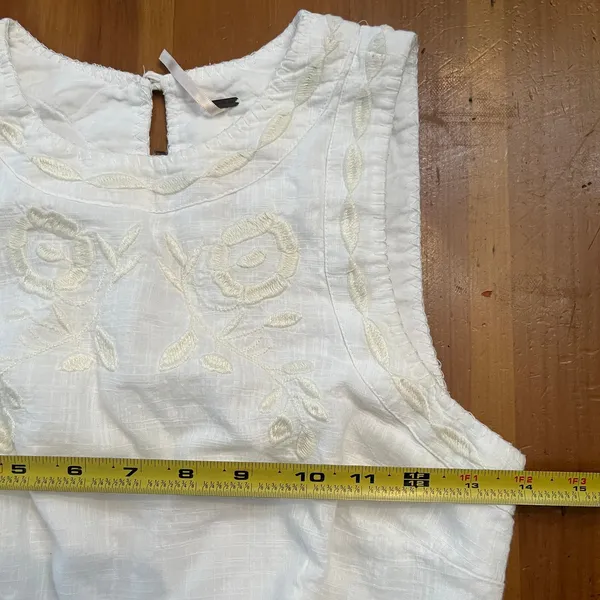 Free People Dress 4 White Birds of a Feather Mini Boho Cottagecore Women's - Image 8