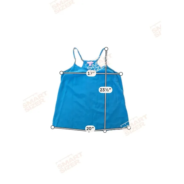 Lilly Pulitzer Dusk‎ Tank Blue 100% Silk Racerback Cami Top Size Small - Image 7