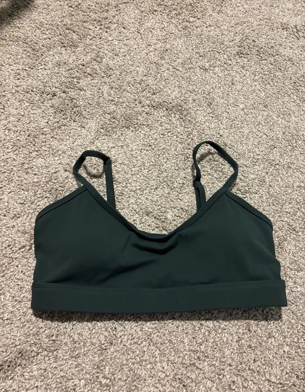 YoungLA Legacy Sports Bra Emerald Green Size Small EUC SOLD OUT ONLINE - Image 2