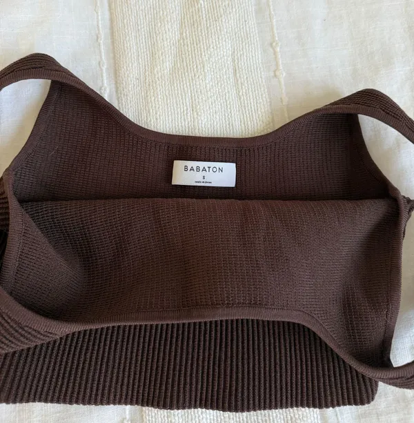 Aritzia brown bra top - Image 2