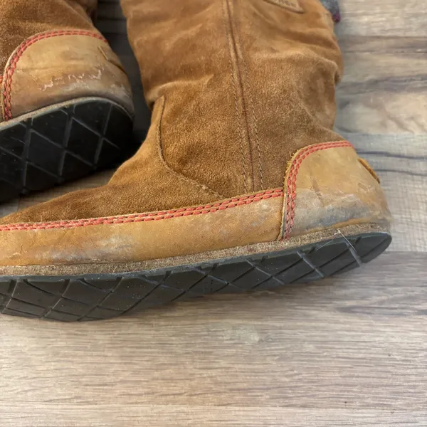 Sorel F13 NL2024 Suede Leather Yaquina Tall Mid Calf Boot Women’s - Image 12