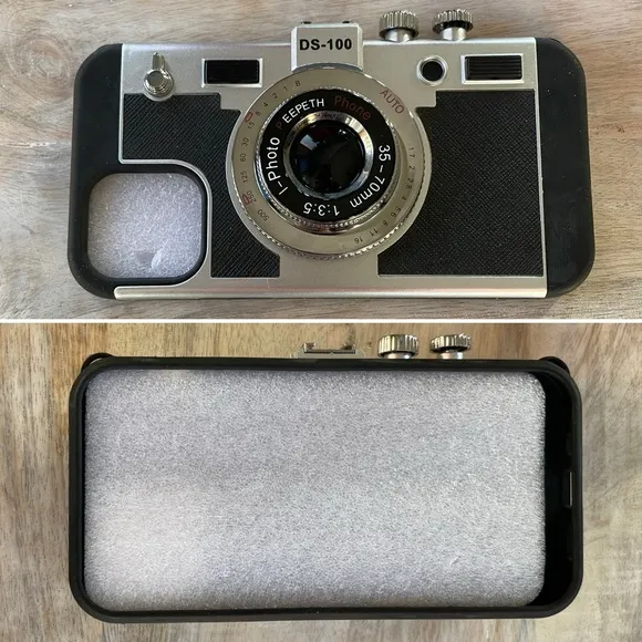 Awsaccy Emily in Paris Camera iPhone 12 Case Black - Image 2